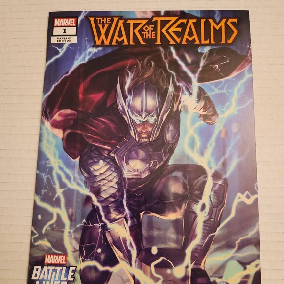 War Of The Realms #1L (2019) Marvel Comics, Nexon Battle Lines Variant Cvr, NM - Picture 1 of 14